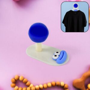 Cartoon Colorful Hooks Simple Ball Shape Hook Self-adhesive (1 Pc) Cartoon Colorful Hooks Simple Ball Shape Hook Self-adhesive (1 Pc)