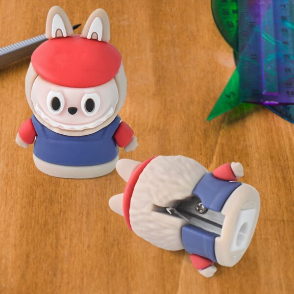 Cartoon Pencil Sharpener with Built-In Eraser – Fun Practical Stationery Cartoon Pencil Sharpener with Built-In Eraser – Fun Practical Stationery