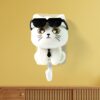 Cat Hook for Wall, Cute Cat Key Hook with Sunglasses (1 Pc) Cat Hook for Wall, Cute Cat Key Hook with Sunglasses (1 Pc)