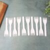 Compostable Bagasse Fork – 10 Pcs Pack