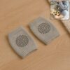Grey Toddler Wool Knit Leg Warmer (Knee Guard)