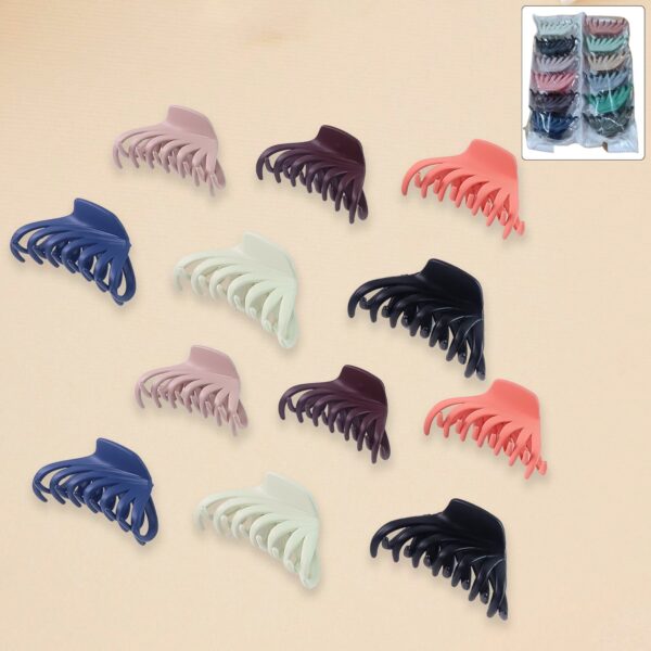 Hair Claw Clips Set for Women & Girls (Mix Design, Multicolor & 12 Pc) Hair Claw Clips Set for Women & Girls (Mix Design, Multicolor & 12 Pc)