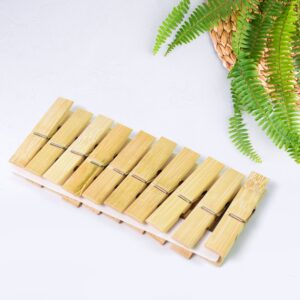 Heavy Duty Bamboo Wooden Cloth Clips / Pegs (10 Pcs Set) Heavy Duty Bamboo Wooden Cloth Clips / Pegs (10 Pcs Set)