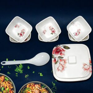 Hector High Quality Dinning Dinner / Pudding Set (9 Pcs set) Hector High Quality Dinning Dinner / Pudding Set (9 Pcs set)