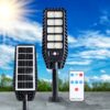 High-Powered Solar LED Street Light with Motion Sensor & Remote Control