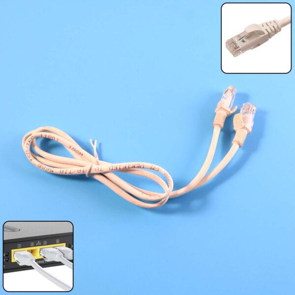 High-Speed 1 Meter Ethernet LAN Cable (1 Pc) High-Speed 1 Meter Ethernet LAN Cable (1 Pc)