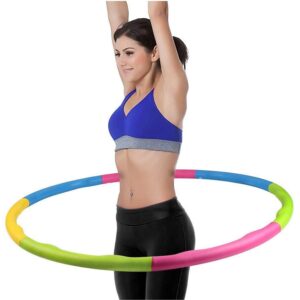 Hoops Hula Interlocking Exercise Ring for Fitness (8 Pcs)