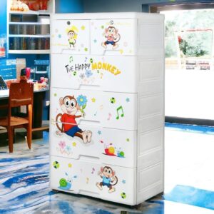 Kid’s Plastic Chest of 6 Drawers, Multi-Purpose Storage Organizer/Wardrobe for Kids Kid’s Plastic Chest of 6 Drawers, Multi-Purpose Storage Organizer/Wardrobe for Kids
