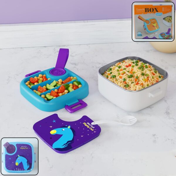 Kids Cartoon Lunch Box – (1 Set)