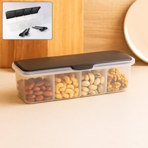 Kitchen Multipurpose Air-tight 4 Sections Storage Containers / Masala Box (1 Set) Kitchen Multipurpose Air-tight 4 Sections Storage Containers / Masala Box (1 Set)