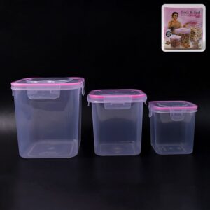 Kitchen Storage Container Set Of 3 Pcs (250, 500, 1000 ML) Kitchen Storage Container Set Of 3 Pcs (250, 500, 1000 ML)