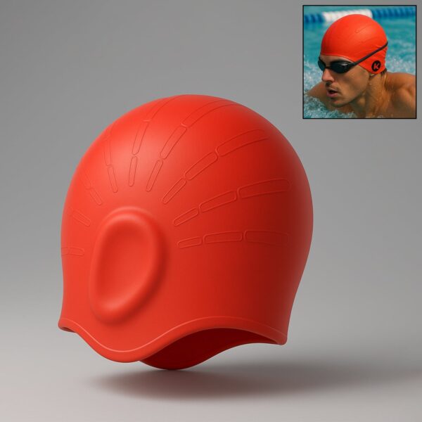 Konex Professional Silicone Swimming Cap (1 Pc) Konex Professional Silicone Swimming Cap (1 Pc)
