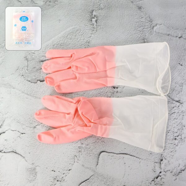 Large Size Reusable Household Cleaning Gloves – (1 Pair)