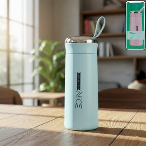 Leak Proof Glass Water Bottle (1 Pc) Leak Proof Glass Water Bottle (1 Pc)