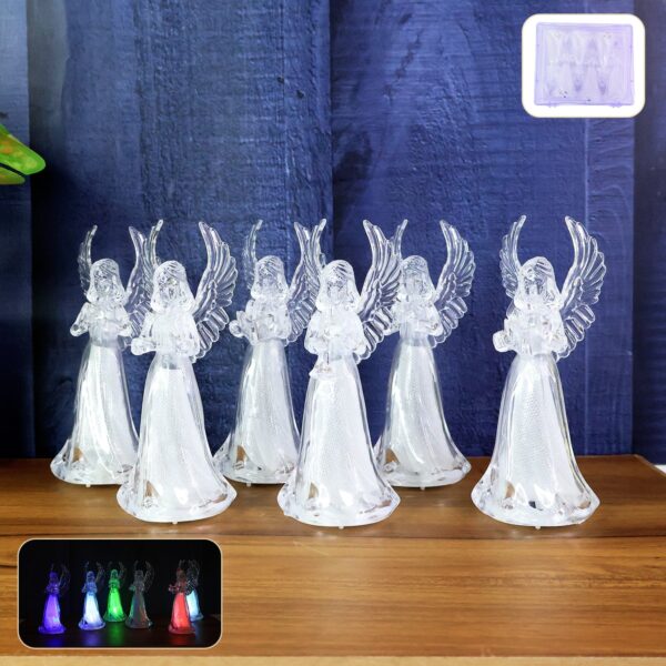 LED Angel Decorative Lights (6 Pc / Set) LED Angel Decorative Lights (6 Pc / Set)
