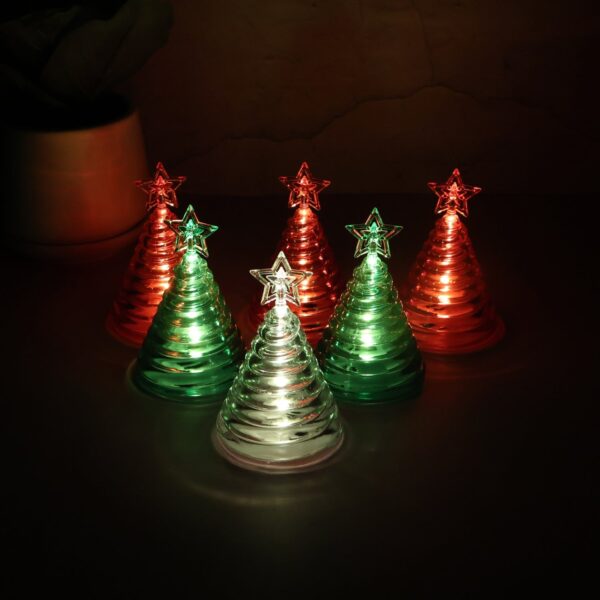 LED Christmas Tree Decorative Lights – (6 Pc / Set) LED Christmas Tree Decorative Lights – (6 Pc / Set)