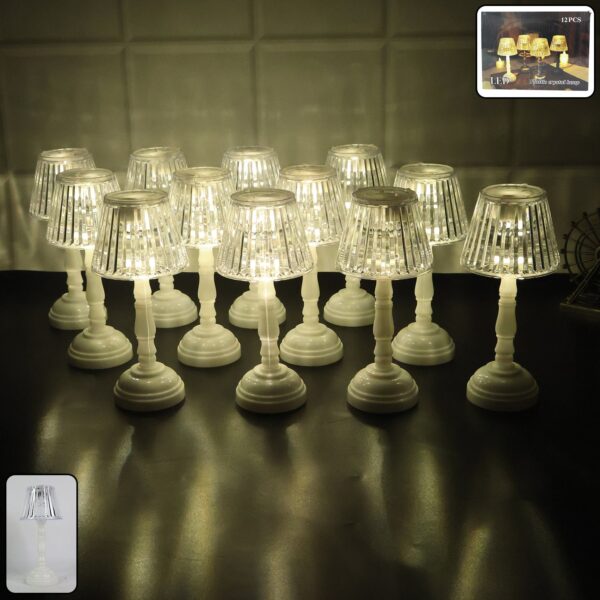 LED Crystal Table Lamps (12 Pc) LED Crystal Table Lamps (12 Pc)