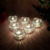 LED Crystal Tealight Decorative Flameless Candles (6 Pc) LED Crystal Tealight Decorative Flameless Candles (6 Pc)
