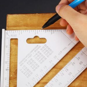 Light Weight Double Side Scale Triangle Measurement Hand Tool