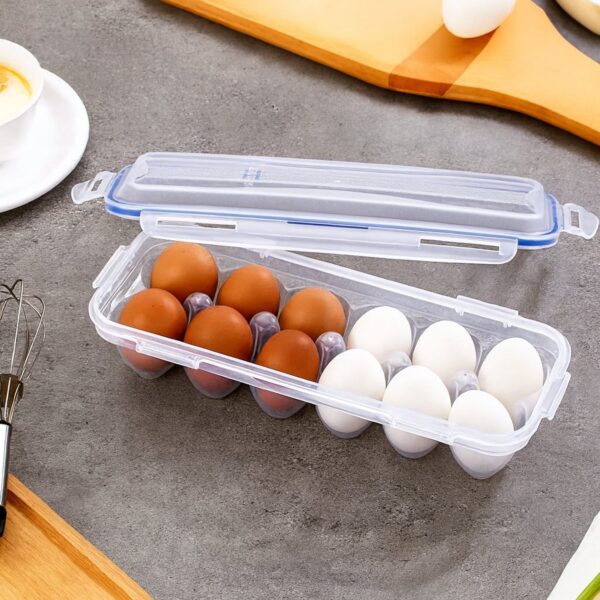 Lock-Clip Refrigerator Egg Storage Box – (1 Pc) Lock-Clip Refrigerator Egg Storage Box – (1 Pc)