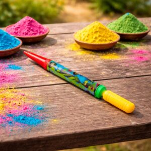 Long Range Plastic Holi Pichkari Water Gun Sprayer for Kids (1 Pc, 32 Cm)