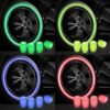 Luminous Tyre Valve Caps – Glow-in-the-Dark Air Stem Covers (4 Pcs / Mix Colour)