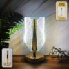 Luxury Crystal Table Lamp with USB Charging (1 Pc) Luxury Crystal Table Lamp with USB Charging (1 Pc)