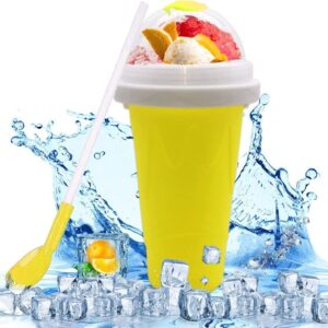 Magic Quick Frozen Smoothies Maker Cup – Double Layer Slushy Squeeze Cup (1 Pc)