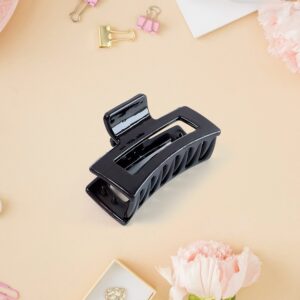 Matte Finish Rectangle Hair Claw Clip Women and Girls – Assorted Color Pack – 1 Pc Matte Finish Rectangle Hair Claw Clip Women and Girls – Assorted Color Pack – 1 Pc