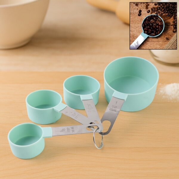 Measuring Cup Set with Stainless Steel Handles 4-Piece Measuring Cup Set with Stainless Steel Handles 4-Piece