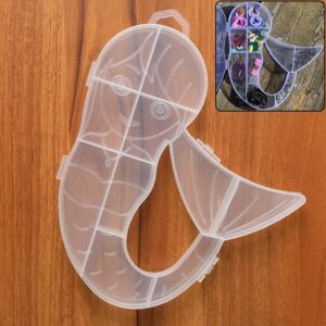 Mermaid Shape Plastic Storage Organizer Box (1 Pc)