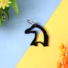 Metal Horse Face Shaped Keychain (1 Pc) Metal Horse Face Shaped Keychain (1 Pc)