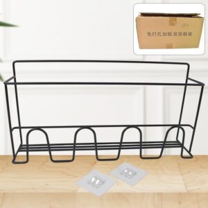 Metal Self Adhesive Multipurpose Kitchen Accessories Organizer Rack Wall (1 Pc) Metal Self Adhesive Multipurpose Kitchen Accessories Organizer Rack Wall (1 Pc)