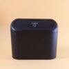 Mini Car Trash Can with Lid, Waterproof Car Trash Bin Storage Box (1 Pc)