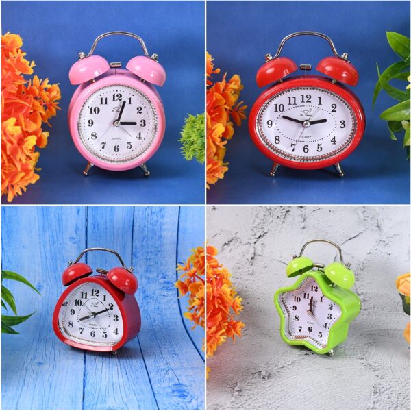 Mini Cute Alarm Clock Small Kids and Students (Mix Design & Color / 1 Pc) Mini Cute Alarm Clock Small Kids and Students (Mix Design & Color / 1 Pc)