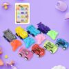 Mini Pull Back Car & Aeroplane Plastic Pull Back Car Cartoon Toys (12 Pcs Set) Mini Pull Back Car & Aeroplane Plastic Pull Back Car Cartoon Toys (12 Pcs Set)