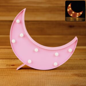 Moon Shaped LED Decorative Night Light (1 Pc) Moon Shaped LED Decorative Night Light (1 Pc)