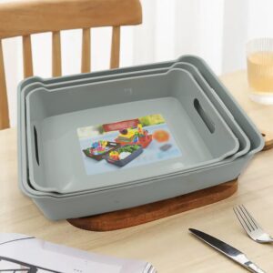 Multi Purpose Tray, Cosmetics, Stationary Set of 3 Multi Purpose Tray, Cosmetics, Stationary Set of 3
