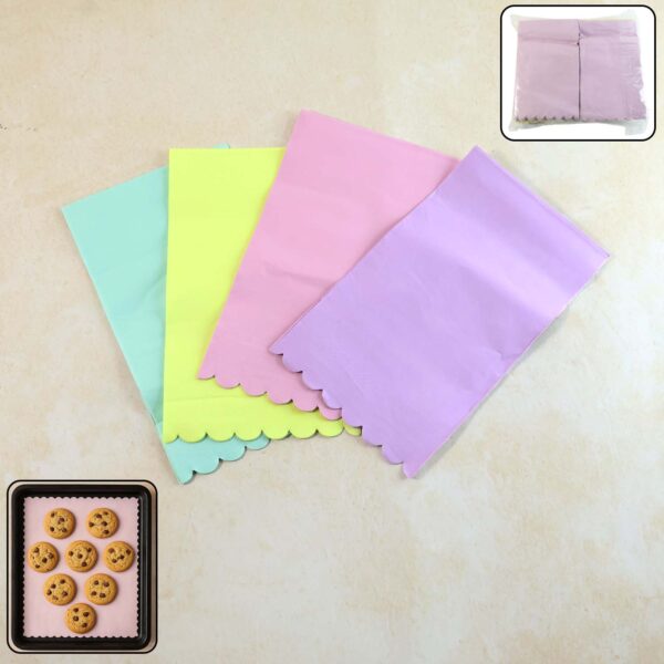 Multicolor Decorative Baking Paper Sheets (38 x 33 Cm / 200 Pc) Multicolor Decorative Baking Paper Sheets (38 x 33 Cm / 200 Pc)