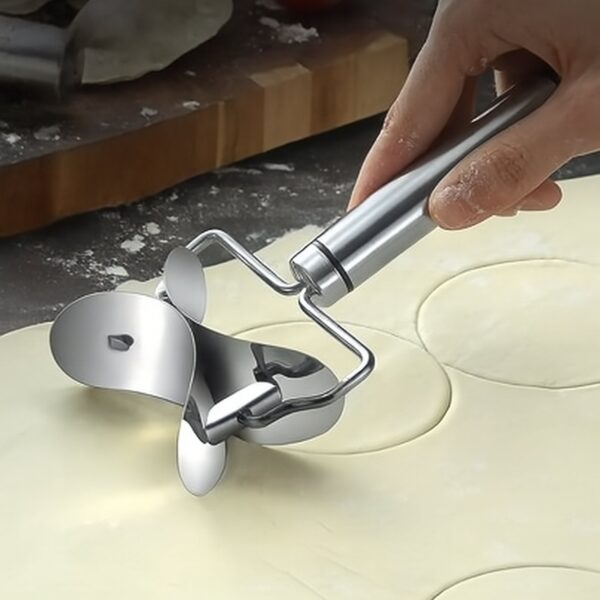 Multifunctional Easy and Fast Stainless Steel Puri cutter roller Machine (1 pc) Multifunctional Easy and Fast Stainless Steel Puri cutter roller Machine (1 pc)