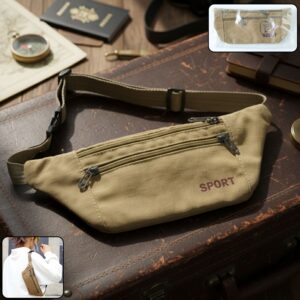 Multipurpose Canvas Waist Pouch Sling Bag (1 Pc) Multipurpose Canvas Waist Pouch Sling Bag (1 Pc)