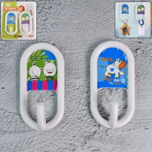Multipurpose Strong Hook Self-Adhesive hooks (2 Pc Set) Multipurpose Strong Hook Self-Adhesive hooks (2 Pc Set)