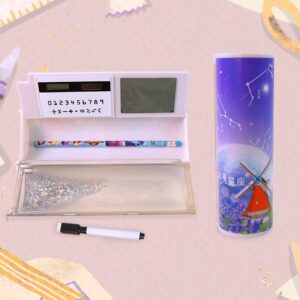 5 in 1 Compass Box, Geometry Box 2 Compartment (1 Set / Mix Color)