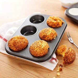 Non-Stick Reusable Cupcake Baking Slot Tray for 6 Muffin Cup Non-Stick Reusable Cupcake Baking Slot Tray for 6 Muffin Cup