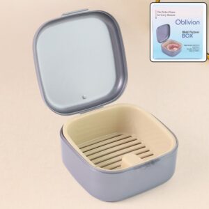 Oblivion Teeth Storage Box with Lid and Inner Tray, DENTURE CASE (1 Pc) Oblivion Teeth Storage Box with Lid and Inner Tray, DENTURE CASE (1 Pc)