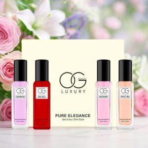 OG Beauty Luxury Pure Elegance Eau De Parfum Gift – (4 Pc / Set / 20 ML)