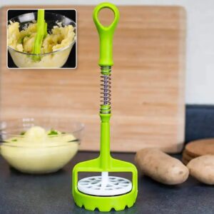 One-Handed Manual Mashed Potato Spring Press Tool One-Handed Manual Mashed Potato Spring Press Tool