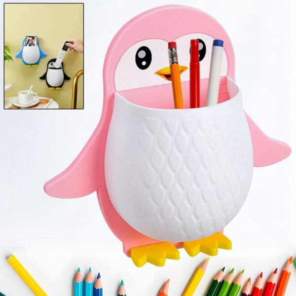Penguin Storage Box, Wall Nightstand, Office Plastic Wall Mount Penguin Storage Box, Wall Nightstand, Office Plastic Wall Mount