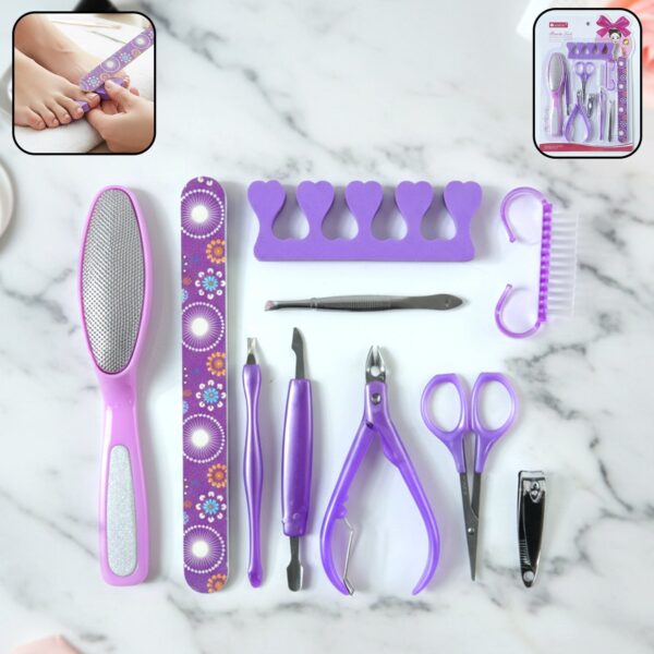 Personal Grooming Manicure & Pedicure Nail Care Tool Set (10 Pc Set) Personal Grooming Manicure & Pedicure Nail Care Tool Set (10 Pc Set)