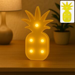 Pineapple Shaped LED Decorative Night Light (1 Pc) Pineapple Shaped LED Decorative Night Light (1 Pc)